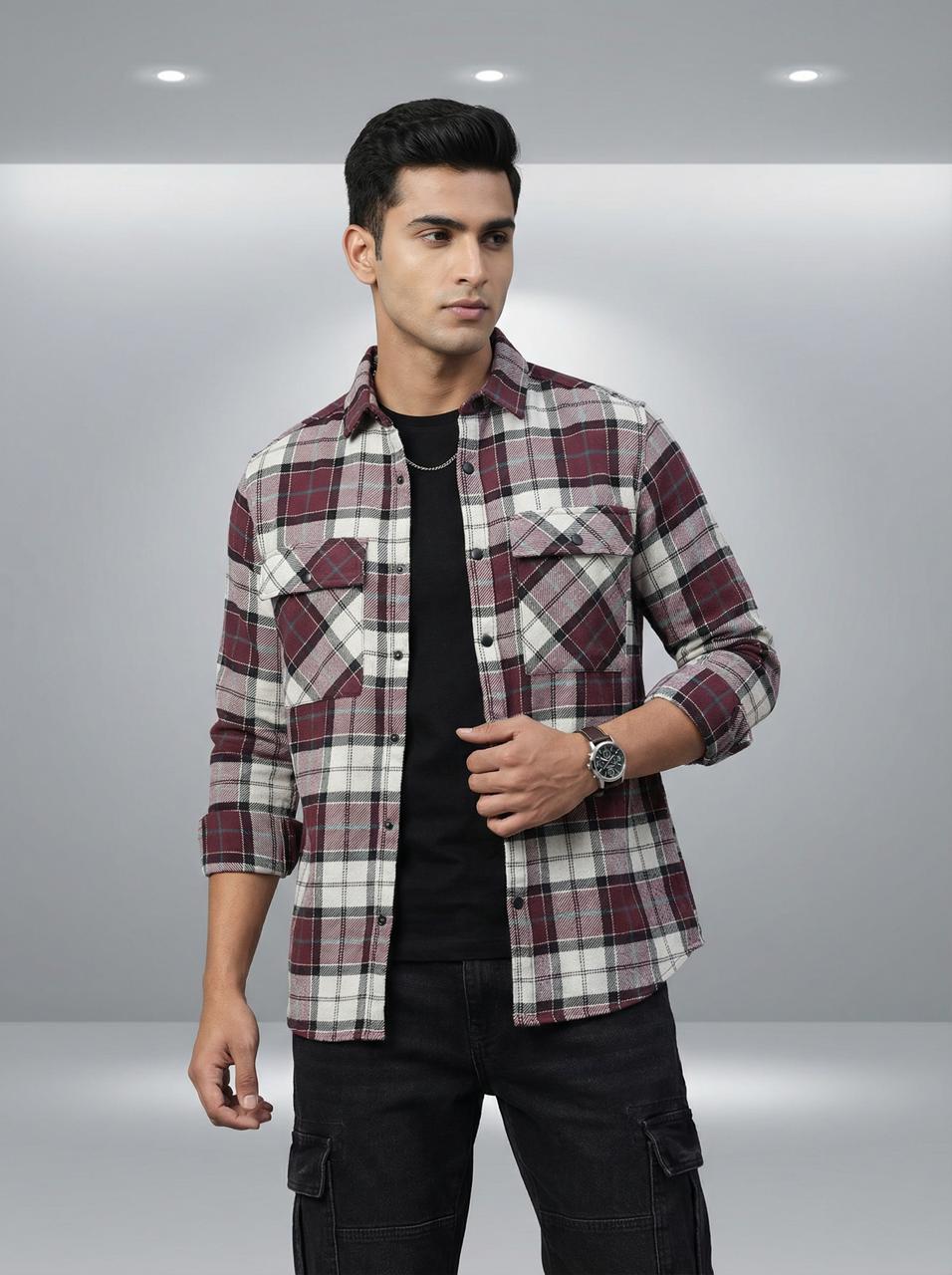 Burgandy Shirt