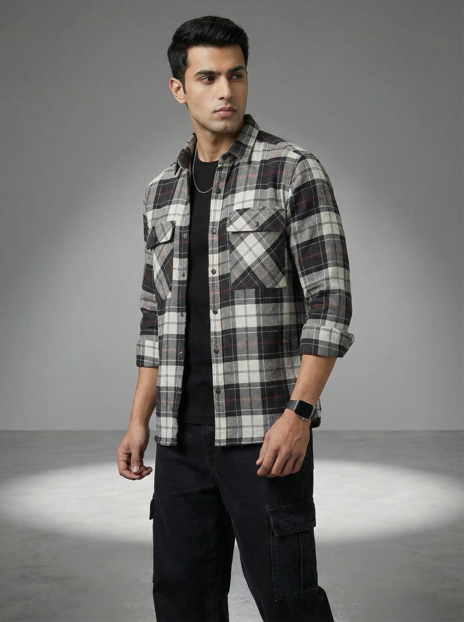 Black+Navy Shirt