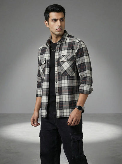 Black+Navy Shirt