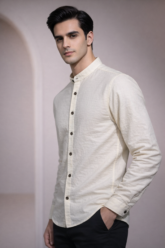 light yellow shirt