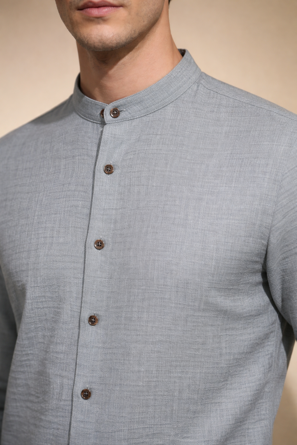 sage green shirt