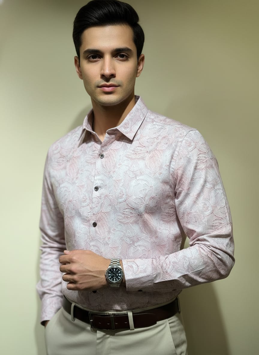 Floral Pink Shirt