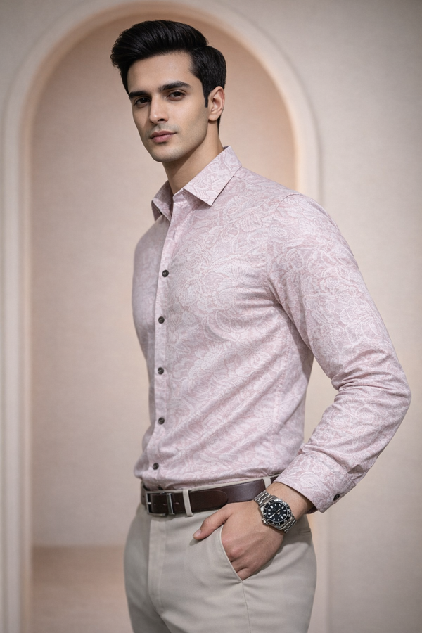 Floral Pink Shirt