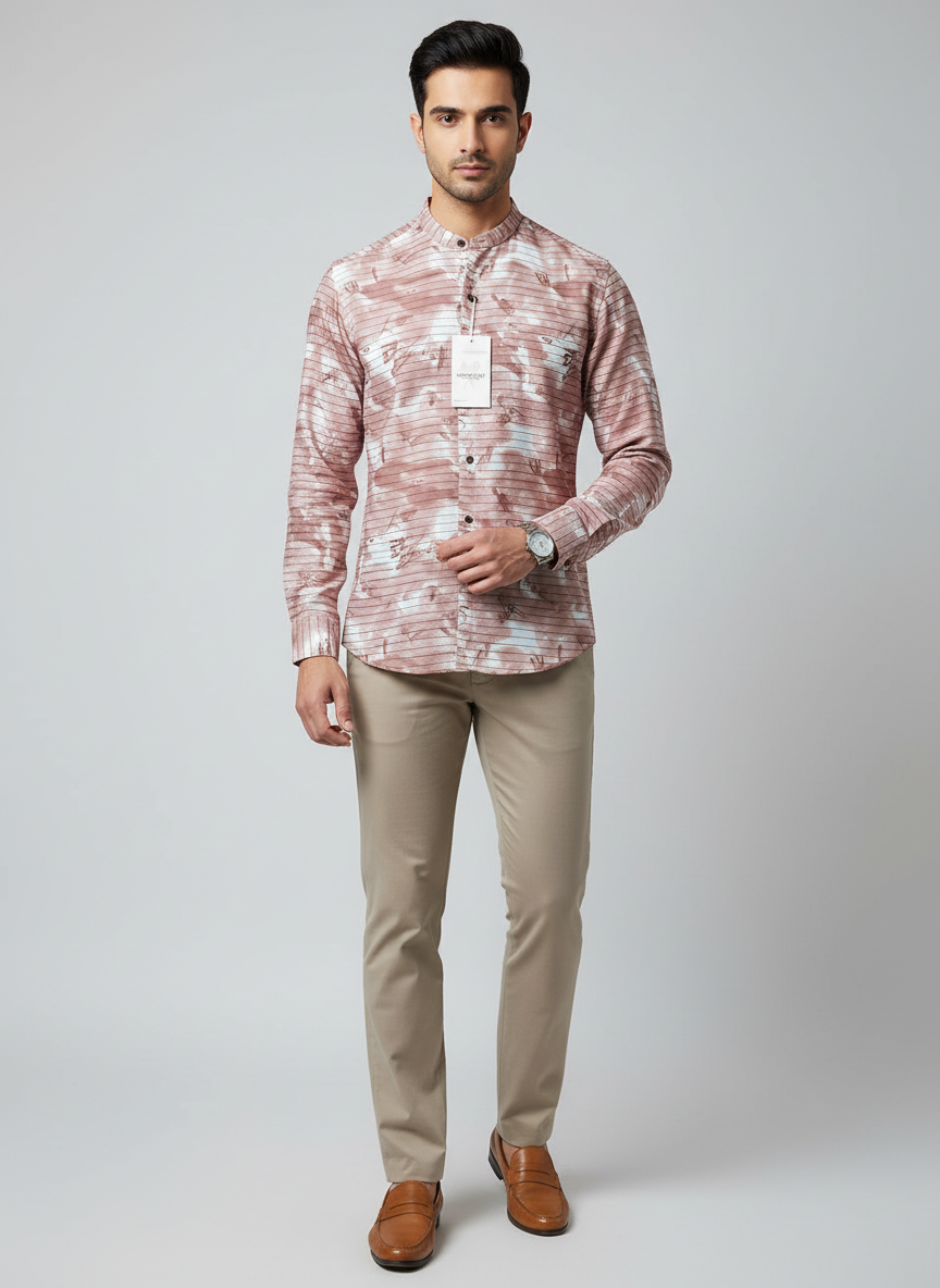 Floral Pink shirt