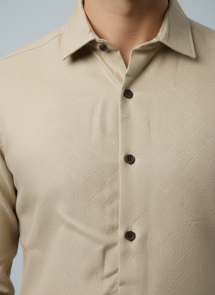 sand beige shirt